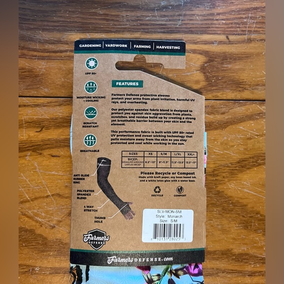 NWT protection sleeves for gardening, biking or running. Easy on and off. - Picture 2 of 6